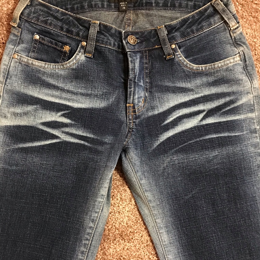 Bebe jeans boot cut low rise